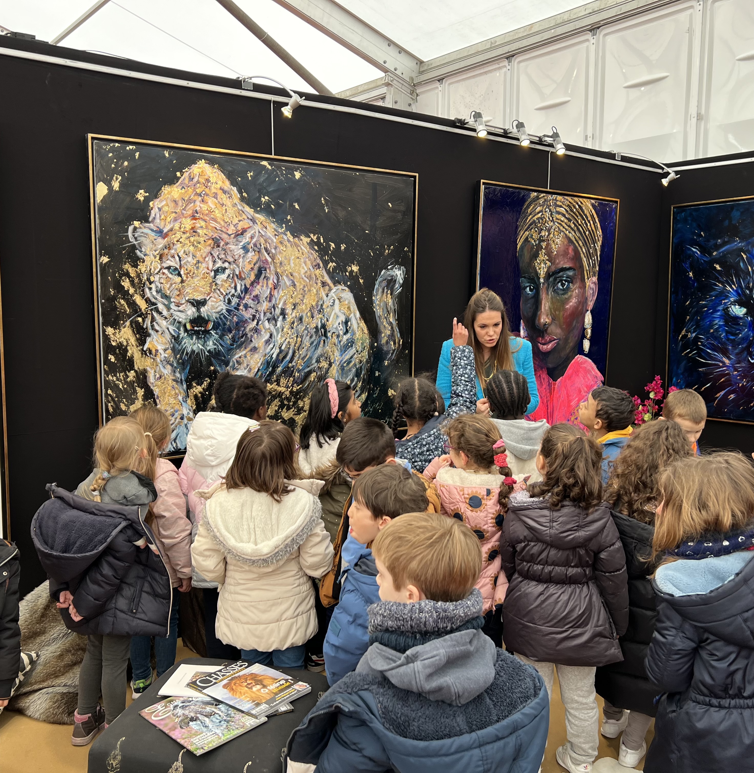 Salon de la chasse et de la faune sauvage - Louise Groux - Artiste Peintre Salon de la chasse et de la faune sauvage - Louise Groux - Artiste Peintre