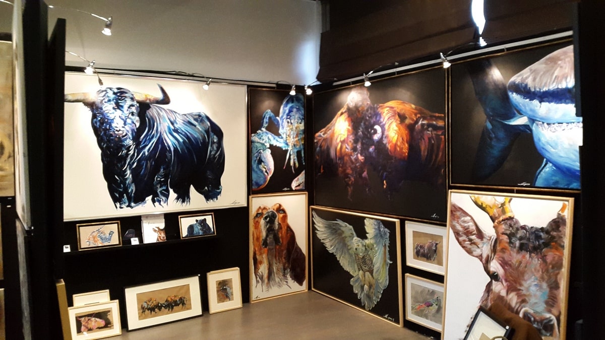 Salon Art Animalier - Louise Groux, Artiste peintre