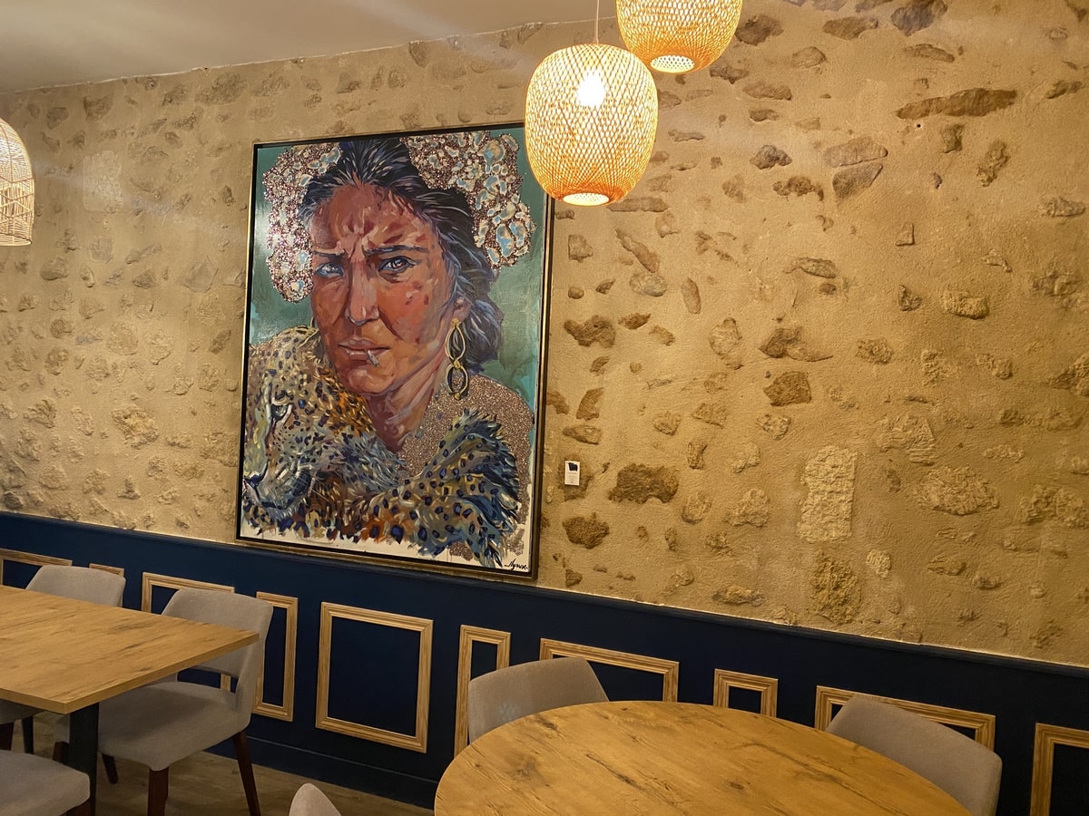 Exposition de peinture au restaurant La Fine Bouche à Bordeaux