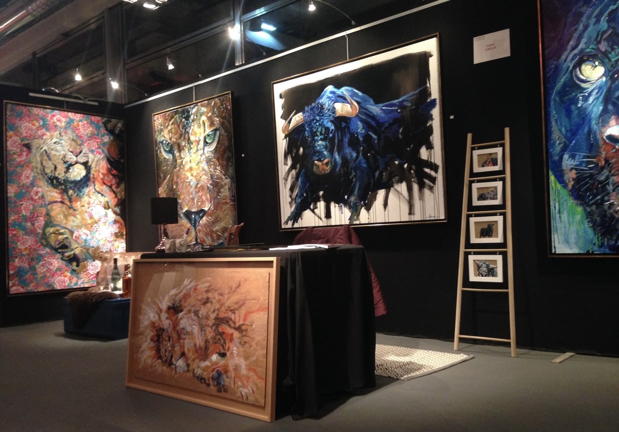 Exposition peinture à Paris Auteuil 2016 - Louise Groux Artiste peintre