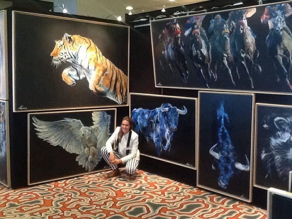 Salon Art Animalier - Louise Groux, Artiste peintre