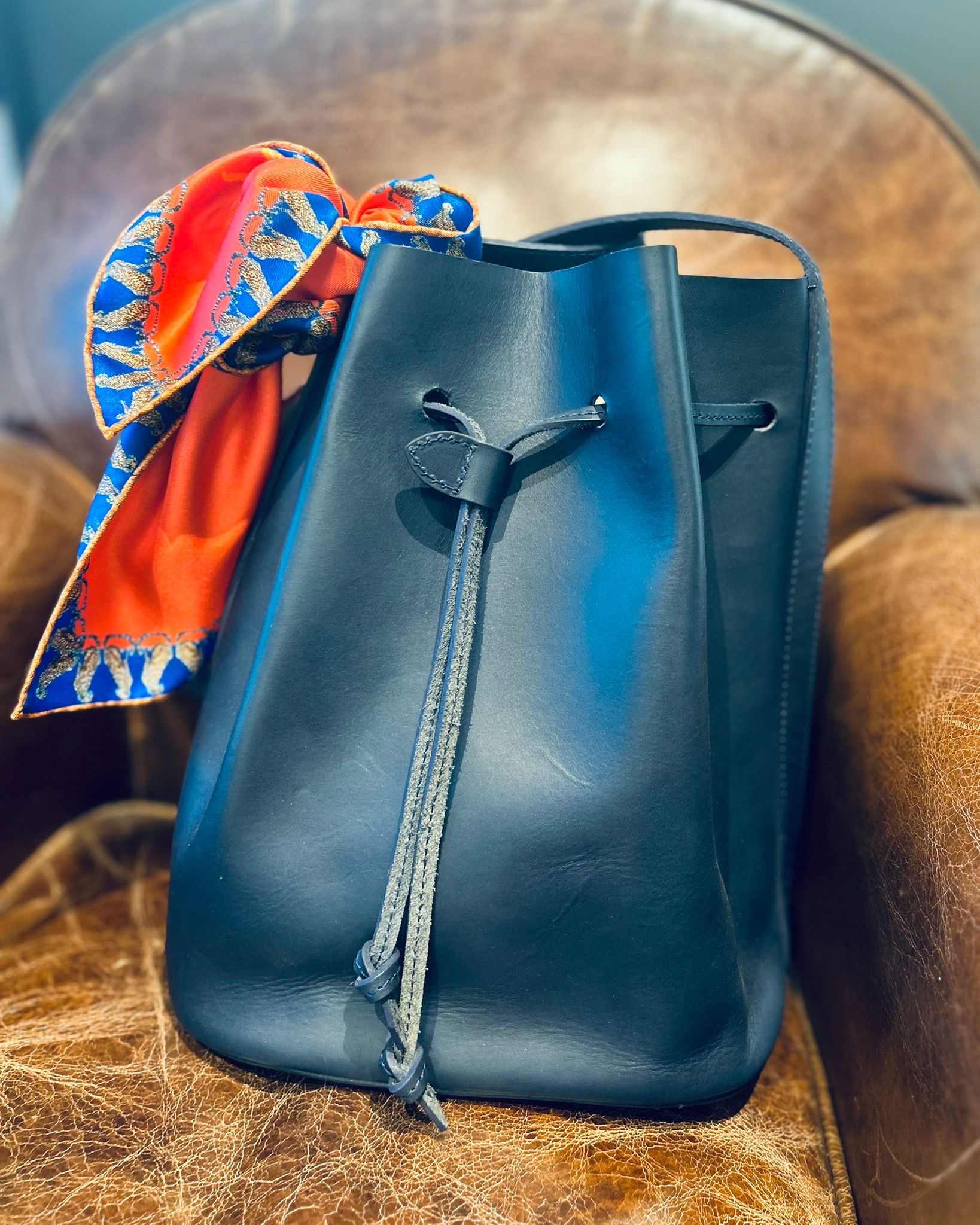 Mini foulard femme faisan - Louise Groux - Artiste Peintre