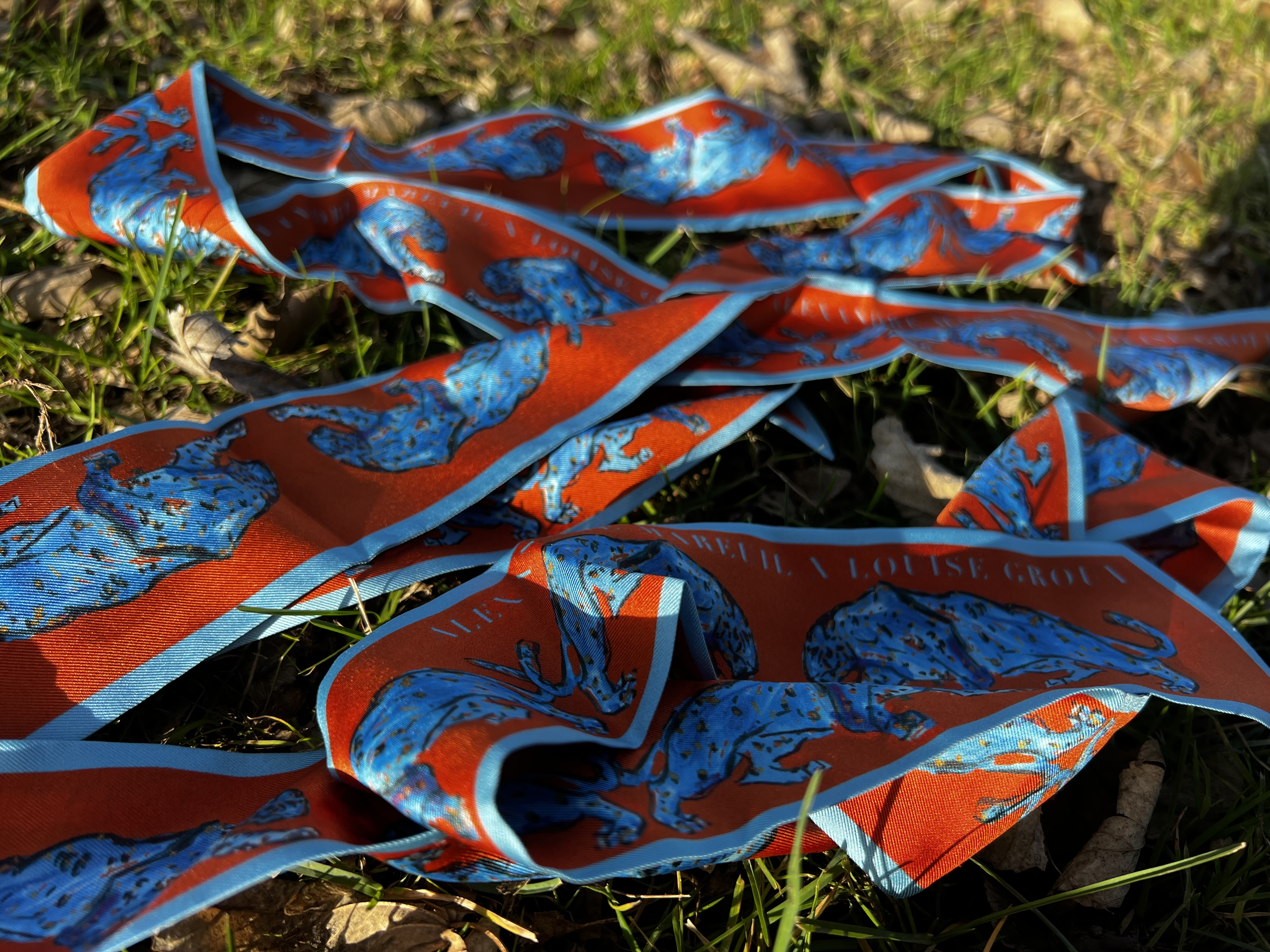 Twilly-band panthères - Louise Groux - Artiste Peintre