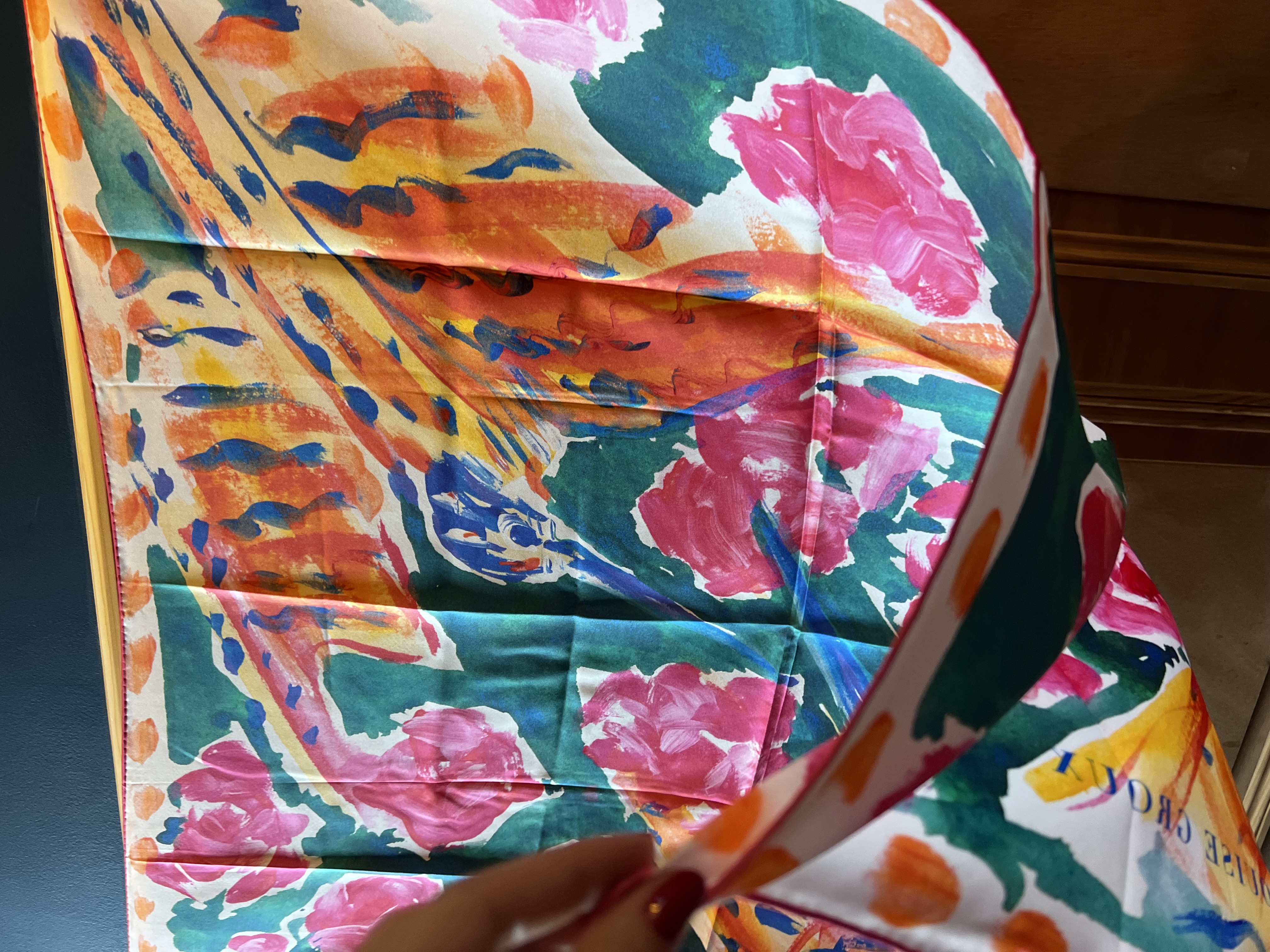 Grand foulard Gipsy - Louise Groux - Artiste Peintre