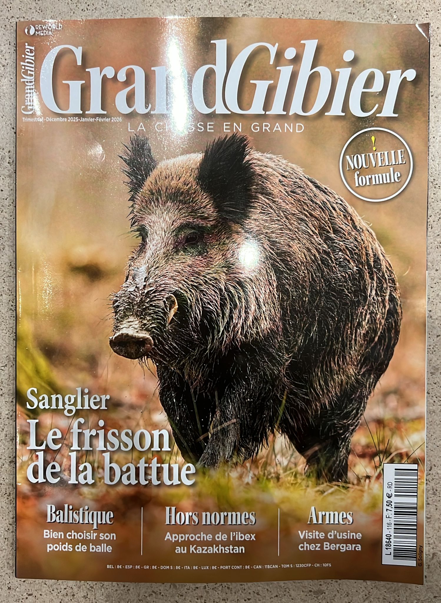 Grand Gibier - Trimestriel décembre et janvier - numéro 116.  - Louise Groux - Artiste Peintre