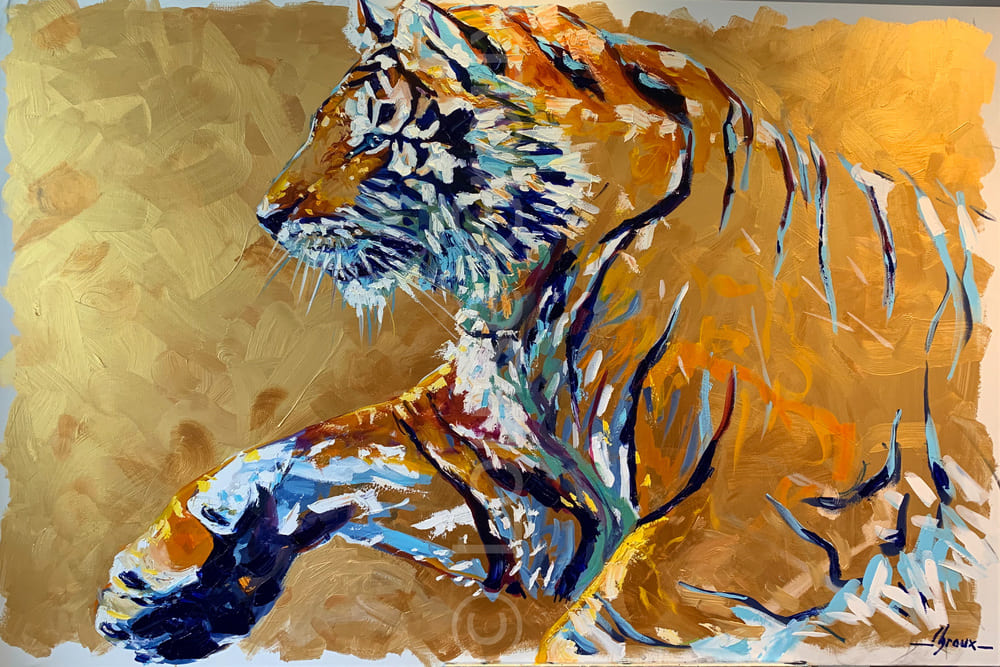 Tigre - Louise Groux - Artiste Peintre