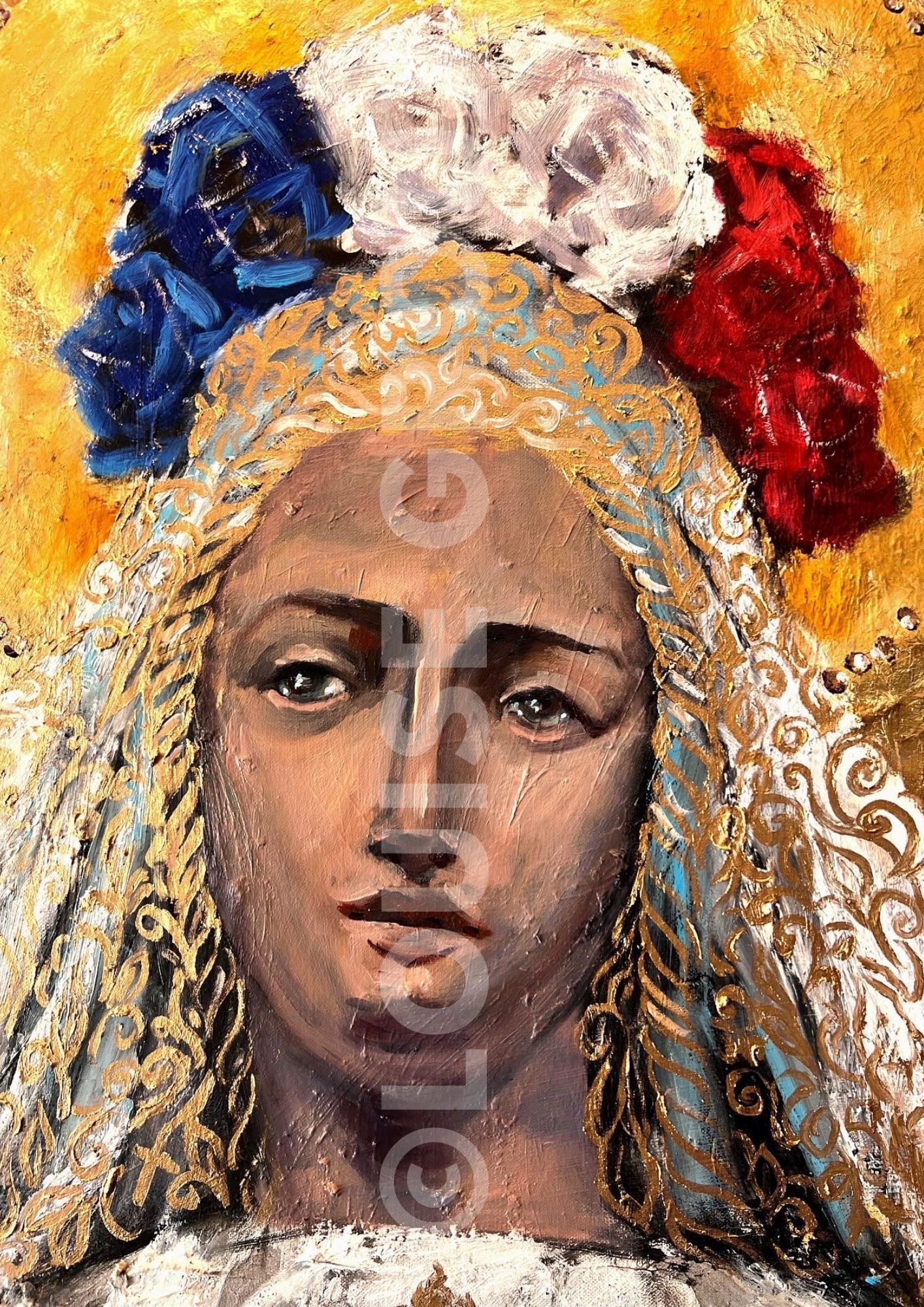 Marie, Reine de France - Louise Groux - Artiste Peintre