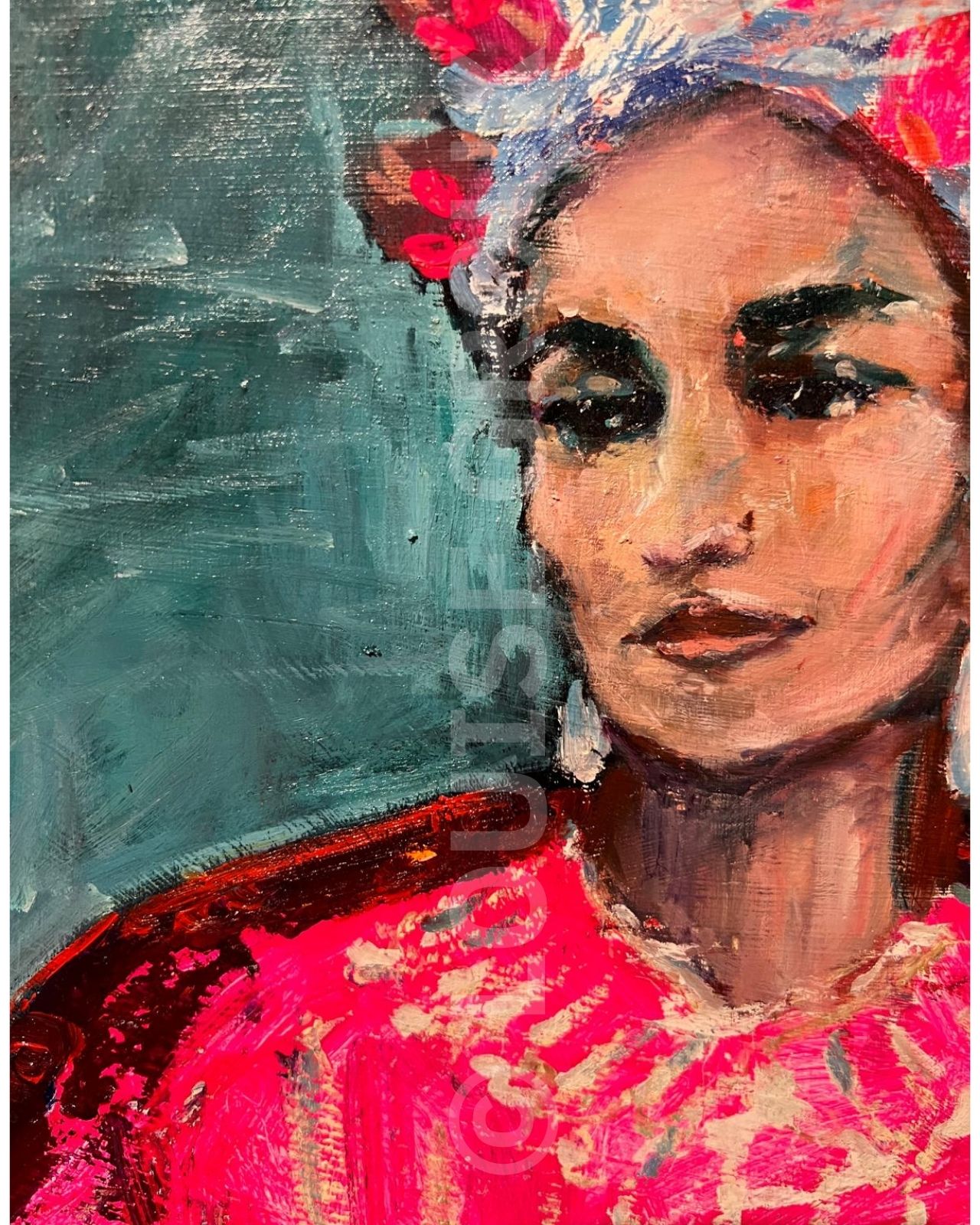 La Pose - Louise Groux - Artiste Peintre La Pose - Louise Groux - Artiste Peintre