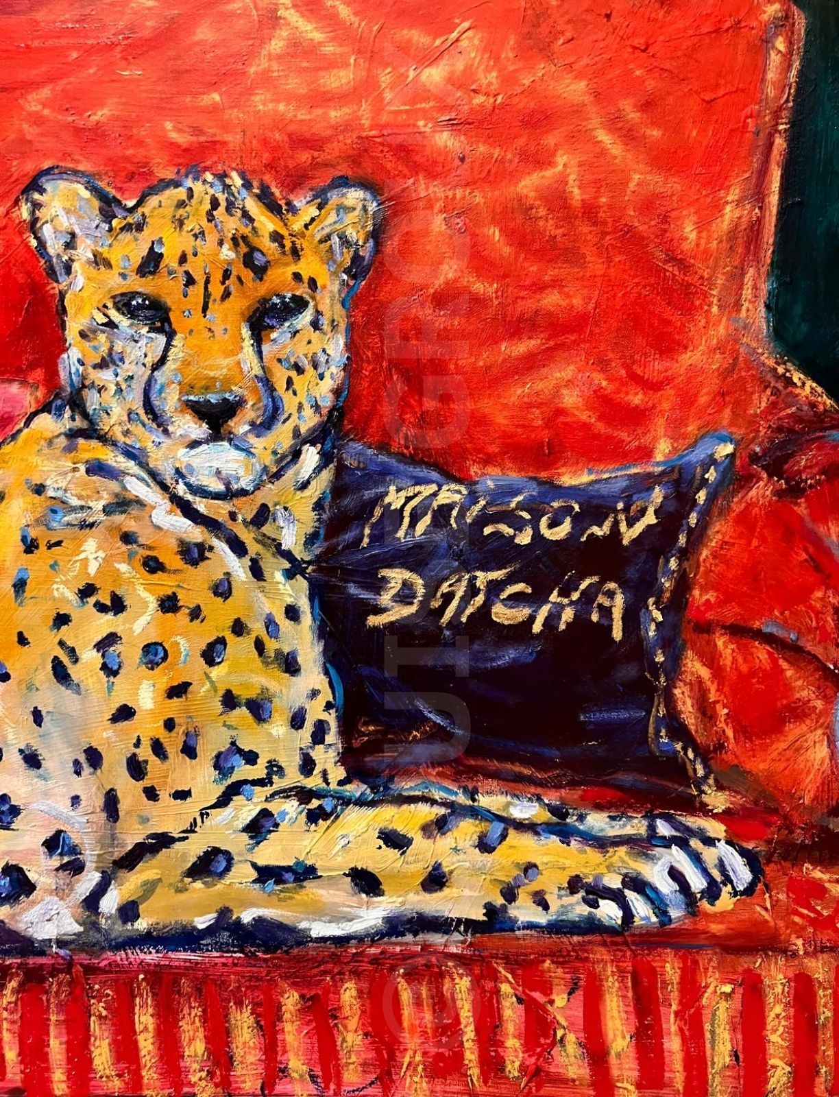 Le Salon Vert - Louise Groux - Artiste Peintre Le Salon Vert - Louise Groux - Artiste Peintre