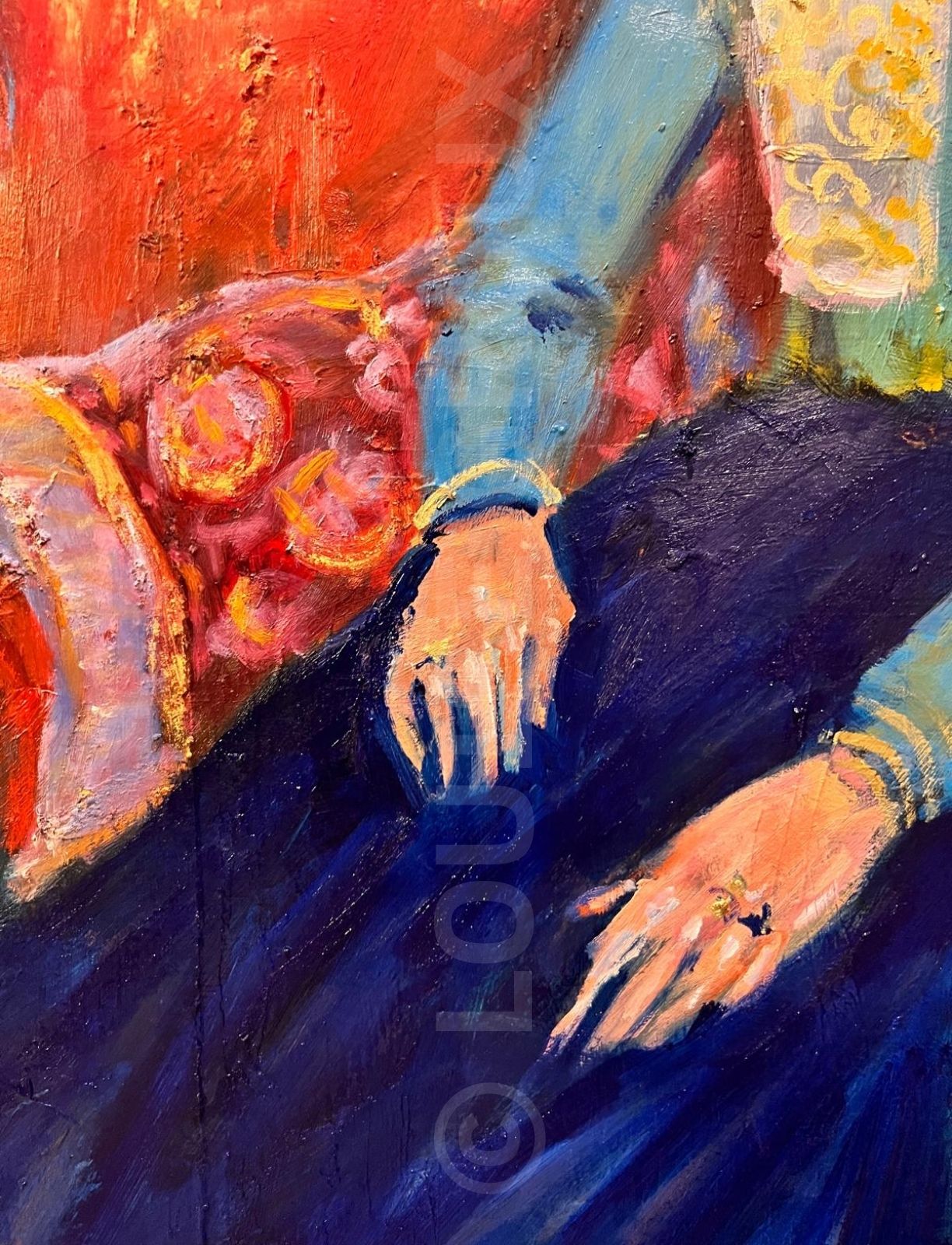 Le Salon Vert - Louise Groux - Artiste Peintre Le Salon Vert - Louise Groux - Artiste Peintre