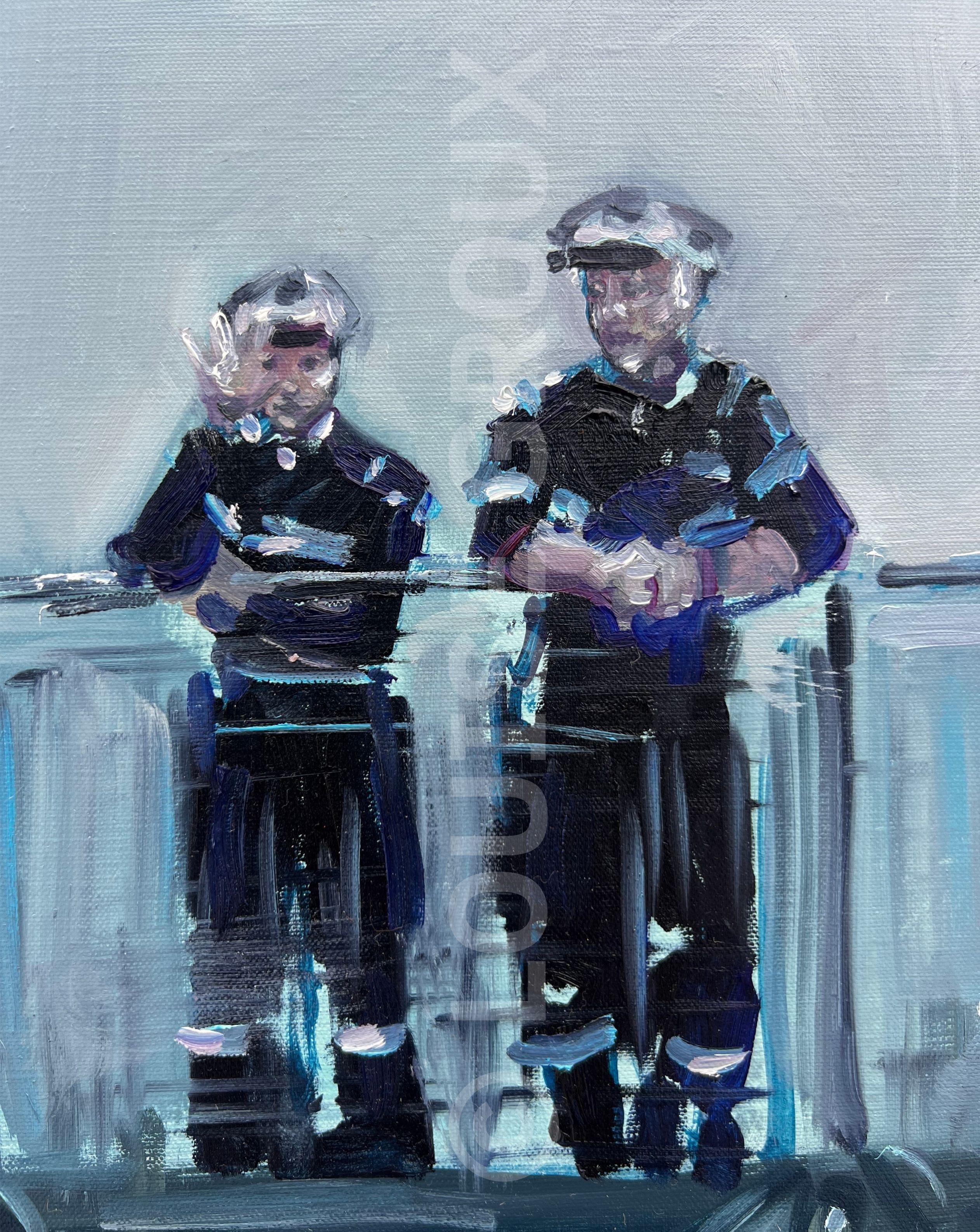Les enfants du Capitaine - Louise Groux - Artiste Peintre