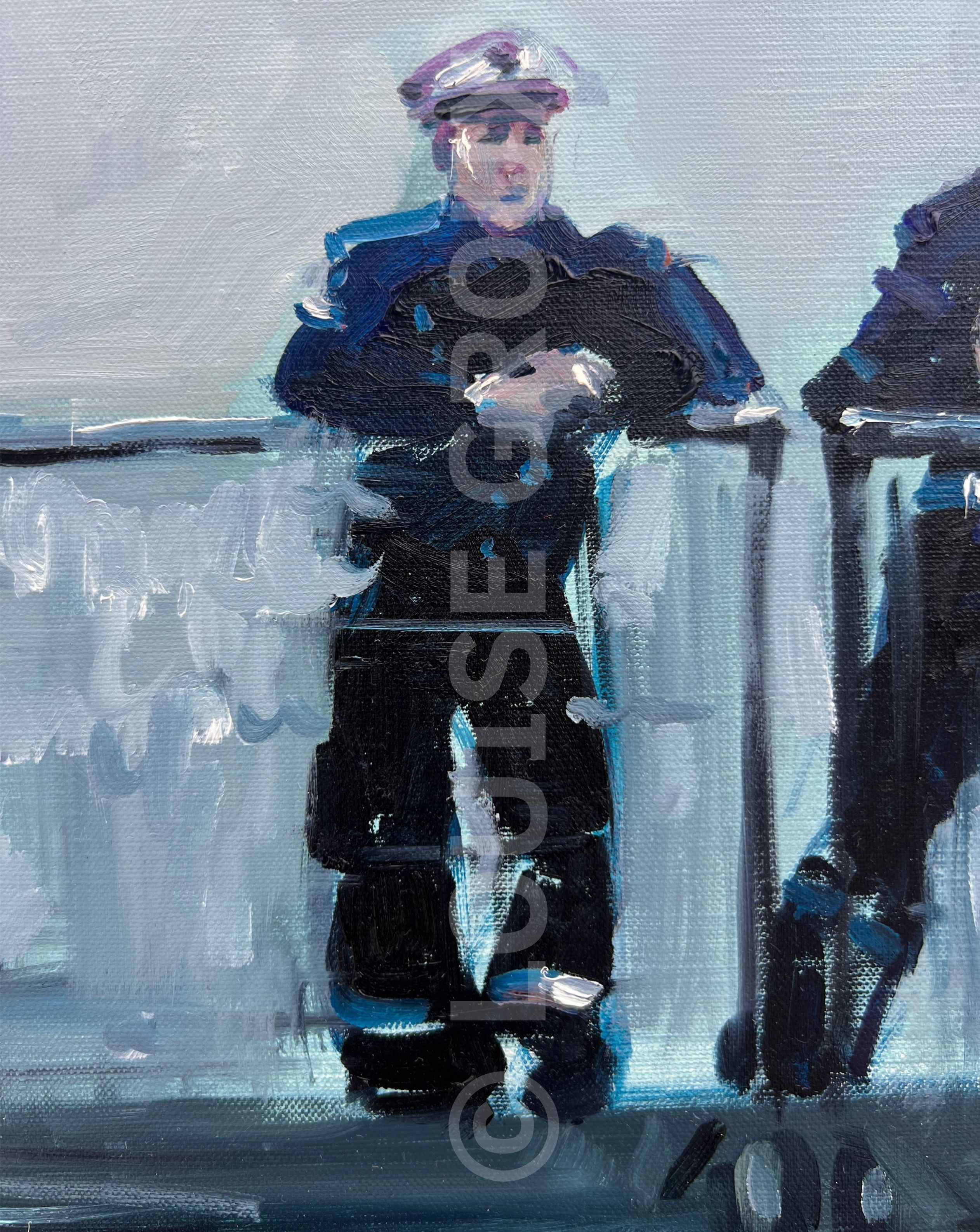 Les enfants du Capitaine - Louise Groux - Artiste Peintre