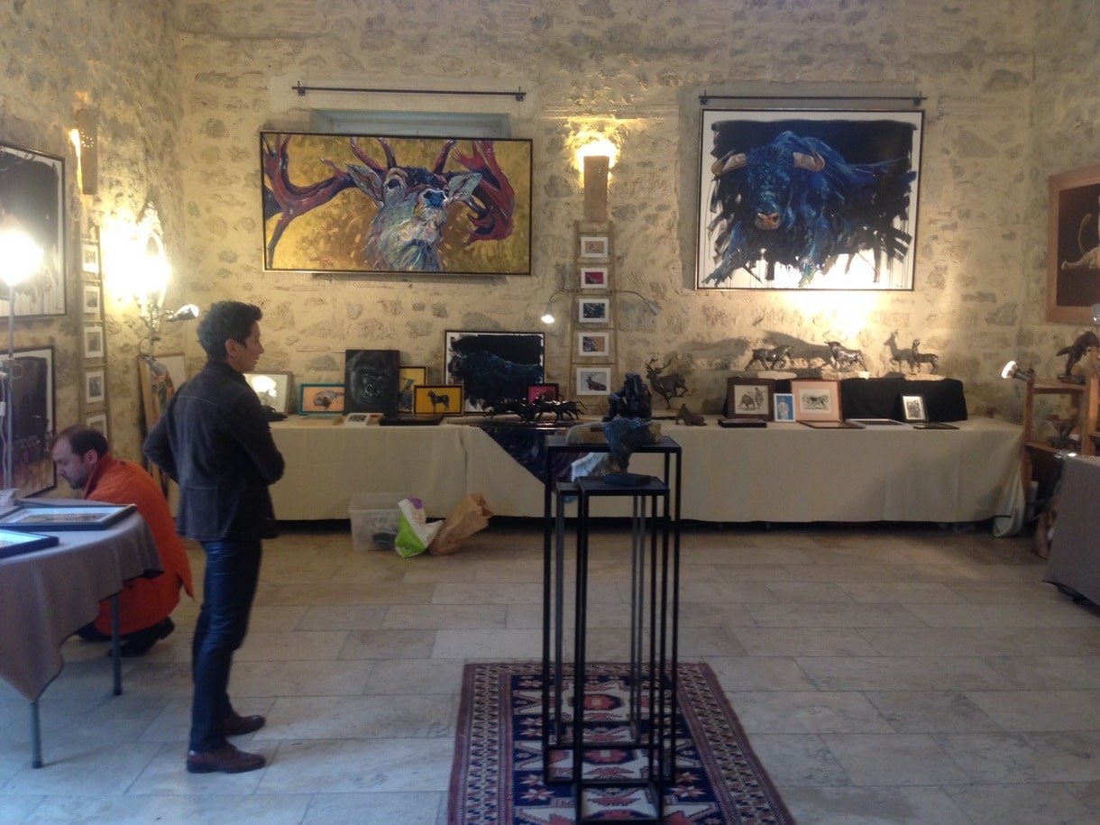 Exposition peinture au Château de Saint-Loup en Albert - Montagnac sur Auvignon - Louise Groux Artiste peintre