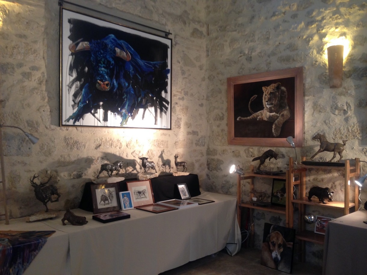 Exposition peinture au Château de Saint-Loup en Albert - Montagnac sur Auvignon - Louise Groux Artiste peintre