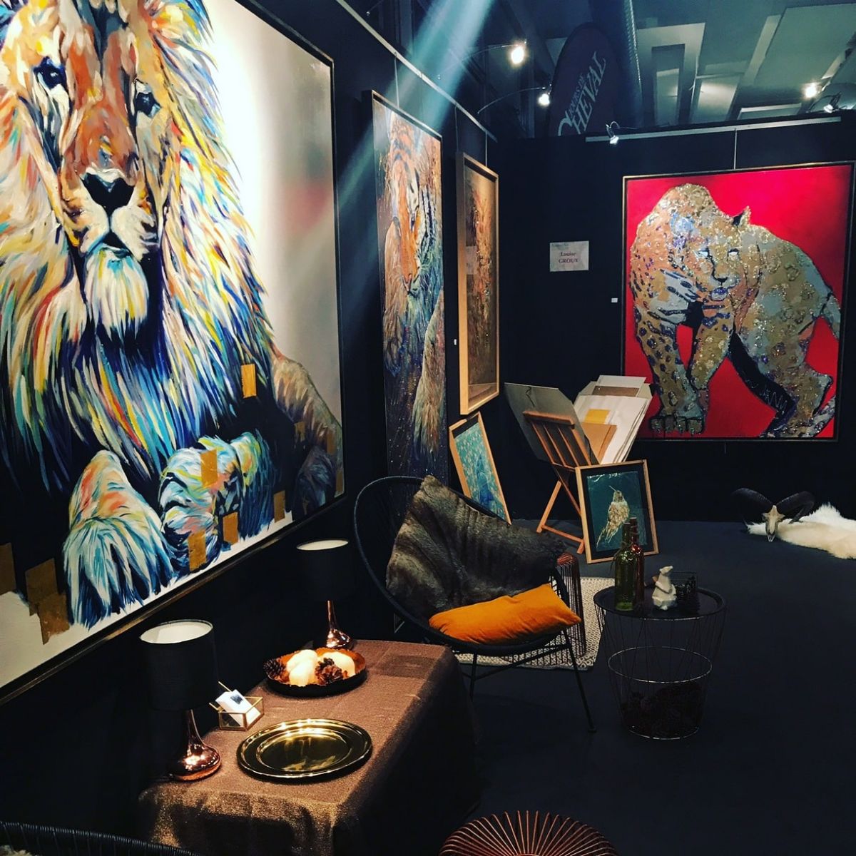 Exposition peinture au Salon Art Animalier Paris - Louise Groux